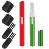 Chumia 2 Pcs Electric Eyebrow Trimmer Women Precision Face Razors Mini Shaver with Comb Christmas Women Gift Battery Operated Personal Epilator for Face Neck Fuzz Lips Leg(Red,Green) view 1