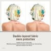 Mid Century Modern Bonnet for Sleeping Adults Satin Sleeping Cap for Sleeping Men Women for Curly Hair Black view 2