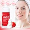 ACTROL Eyelash Extension Cleanser 500ml Strawberry Natural Lash Extension Shampoo Professional Eyelid Foaming Cleanser Paraben & Sulfate Free Non-lrritating with Salon and Home Care view 4