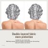 DRTGEDS Snake Skin Black and White Bonnet for Sleeping Adults Satin Sleeping Cap for Sleeping Men Women for Curly Hair view 2