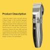 Men Beard Trimming Professiol Hair Clippers USB Rechargeable Machine Hair Cutting Clippers Shaving (Color : A) (D) view 4