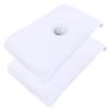 Massage Table Cover With Face Hole Massage Table Cover 2Pcs Soft Massage Bed Cover with Face Hole 16x32'' Reusable Spa Beauty Bed Cover Towel with Face Hole Massage Bed Sheet for Skin Care,White view 1