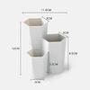 3 Lattices Cosmetic Make-up Brush Storage Box Table Organizer Make Up Tools Pen Storage Makeup il Polish Cosmetic Holder Box (Color : B) (C) view 2