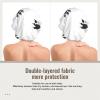 Bear paw Bonnet for Sleeping Adults Satin Sleeping Cap for Sleeping Men Women for Curly Hair Black view 2