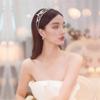 Fashion Jeweled Hair Band Accessories Shiny Clear Full Crystal Stone Hairband Rhinestone Headbands for Women Wedding view 2