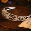 Fashion Jeweled Hair Band Accessories Shiny Clear Full Crystal Stone Hairband Rhinestone Headbands for Women Wedding view 3