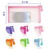CarryEpic Mesh Pouches(6 Pack), Mesh Bags with Zipper Nylon Makeup Pouches Bag Cosmetic Pouch Travel Purse Organizer Insert Diaper Inside Bag Organizers Home Organizing Size See Through Cute Colors view 2