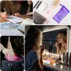 CarryEpic Mesh Pouches(6 Pack), Mesh Bags with Zipper Nylon Makeup Pouches Bag Cosmetic Pouch Travel Purse Organizer Insert Diaper Inside Bag Organizers Home Organizing Size See Through Cute Colors view 3