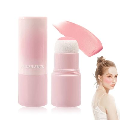 Blush Stick for Cheeks,Face Matte Contour Blush Makeup,Buildable Shimmer Facial Cheek Blusher Shades,Blendable Cosmetic Makeup 02