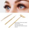 3 Pcs Eyelash Lift Tool, Stainless Steel Eyelash Separator Tool, Metal Inspection Mirror Lash Lift Rods Tools, with Box for Eyelash Perming Tinting, Eyelash Lifting (Rainbow Color) (Gold) view 4