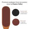 Pumice Stone Foot File - Wooden Pedicure Feet Scrubber with Handle - Natural Earth Lava Black - Callus/Corn Remover for Feet Heels and Palm - Lavender Foot Lotion 3.5 Oz view 4