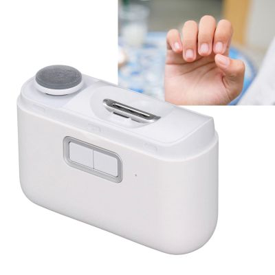 2 in 1 Electric Nail Clipper, Fast Polishing Automatic Fingernail File Machine for Adults Children