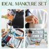 Lanties 24 Sets Manicure Pedicure Bulk Gifts Professional Nail Care Gifts, Travel Nail Clippers Kit 8 in 1 Stainless Steel Pedicure Set with Case Portable Grooming Kits for Women Men(Classic) view 4