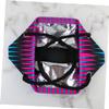 1pc Bath Shower Organizer Travel Makeup Bag Toiletry Bags for Traveling Travel Makeup Kit Camping Shower Tote Bag Travel Bathroom Pink Bath Basket Fitness Portable/76 view 3