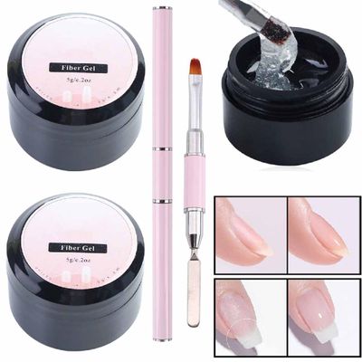 2pcs Nail Repair Protection Gel,Nail Repair Kit For Split Natural Nail,Instant Cracked Nail Repair Gel,Nail Repair Kit For Cracked Natural Nail Emergency Easy Quick Fix