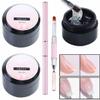 2pcs Nail Repair Protection Gel,Nail Repair Kit For Split Natural Nail,Instant Cracked Nail Repair Gel,Nail Repair Kit For Cracked Natural Nail Emergency Easy Quick Fix view 1