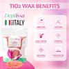 Pink Hard Wax Beads 14.1 oz  Stripless Brazilian Wax Beads for Face, Bikini & Sensitive Skin  Low-Temperature Hard Wax for Women & Men  Removes Short & Coarse Hair  Made in Italy view 4