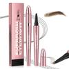 2024 New Microblading Eyebrow Pen, 3D Waterproof Microblading Eyebrow Pencil, Brow Pencil with Micro-fork Tip, Long-lasting Natural Makeup Fine Stroke Magic Eyebrow Pencil (Dark Brown) view 1