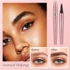 2024 New Microblading Eyebrow Pen, 3D Waterproof Microblading Eyebrow Pencil, Brow Pencil with Micro-fork Tip, Long-lasting Natural Makeup Fine Stroke Magic Eyebrow Pencil (Dark Brown) view 2