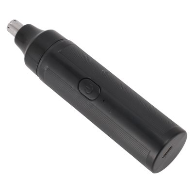 Electric Nose Hair Trimmer Rechargeable Portable Nose Hair Trimmer Men Women Home Travel Black