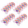 Beatifufu 20pcs Eva Cartoon Manicure Tools Nail Shaping Buffing Coarse Boards for Nails Boards Art Tools Files Polishing Blocks Files Safe Comfortable Filing Experience view 1