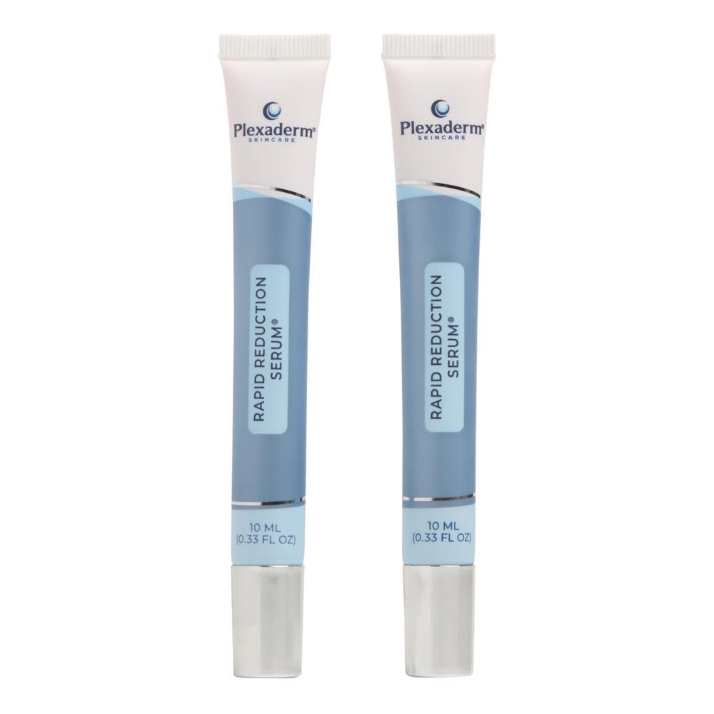 Plexa derm Rapid Reduction Wrinkle Serum - Reduces Under-Eye Bags, Wrinkles, Dark Circles, Fine Lines & Crow's Feet Instantly (2-Pack)