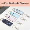 Belolvar Chapsticks Holder Keychain for Lipstick, Bright Lip Balm Lip Gloss Holder Stocking Stuffers for Women (Marble) view 3