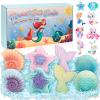 8 Packs Bath Bombs for Kids Girls, Bath Bomb with Surprise Toys Inside, Bath Toys for Kids Aged 4-8, Easter Basket Stuffer Gifts for Girls 3 4 5 6 7 8 view 1