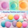 8 Packs Mermaid Bath Bombs for Kids Girls, Bubble Bath Bomb Kit with Surprise Toys Inside, Bath Toys for Kids Aged 4-8, Ideal Birthday Christmas Gifts Stocking Stuffers for Girls 3 4 5 6 view 2