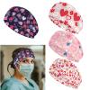 Uorisanigo 4 Pcs Wide Headbands with Mask Button Non Slip Pink Heart Love Reduce Ear Pain Sweatbands with Button Headbands for Nurses Doctors Mask Ear Protector Hair Bands view 1
