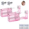 Orglace Self Ear Piercing Kit,2 Pack Disposable Ear Piercing Gun with Cubic Zirconia Ear Stud,at Home Household Body Piercing Tools (611#-6mm White) view 1