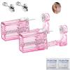 Orglace Self Ear Piercing Kit,2 Pack Disposable Ear Piercing Gun with Cubic Zirconia Ear Stud,at Home Household Body Piercing Tools (206#-3mm White) view 1