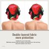 DRTGEDS Fresh Strawberry Bonnet for Sleeping Adults Satin Sleeping Cap for Sleeping Men Women for Curly Hair view 2