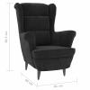 Sufrk Black Velvet Massage Chair, Relaxing Chair, Reclining Massage Chair view 2