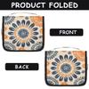 Hsnar Ethnic Mandala Flower Travel Toiletry Bag with Hanging Hook Waterproof Cosmetic Bag Makeup Organizer Travel Containers for Toiletries view 4
