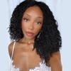 ZRQ 12 Inch Micro Goddess Locs Crochet Hair Synthetic Boho MicroLocs With Curly Ends Pre-looped Goddess Faux Locs Crochet Braids Extensions 12'',1B view 1