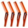 4-in-1 Folding Beard & Mustache Comb for Men, Best Pocket Folding Comb for Moustaches and Short Beards for Men Travel Fine Tooth Hair Combs for Everyday Grooming Styling view 1