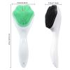 Beomeen Silicone Face Scrubber Exfoliating Brush, 2 Pack Manual Handheld Facial Cleansing Brush Blackhead Scrubber, Soft Bristles Waterproof for Face Skincare (Green,Black White) view 3