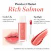 INGA Water Glow Lip Tint | Hydrating, Glossy Korean Lip Tint with Sheer Color & Glass-Like Shine | Long-Lasting, Non-Sticky Korean Lip Stain (RICH SALMON) view 3