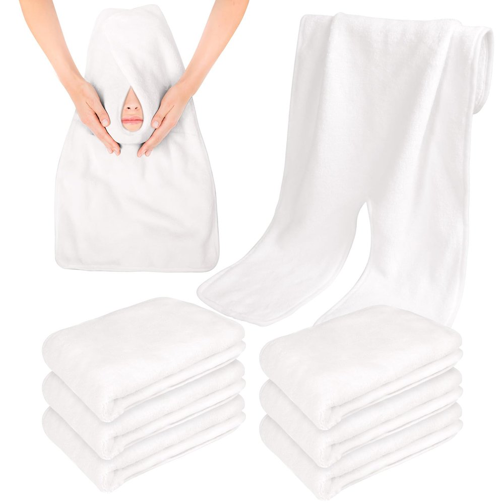 BREENHILL 6 Pack Facial Towels for Estheticians Soft, Spa Towels for Facial, Comfortable Extra Thick Massage Face Towels, Professional Esthetician Equipment