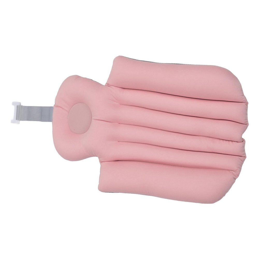 Bath Cushion for Tub, Non Slip Bathing Mat Neck Back Support Bathtub Cushion Bathtub Cushion for Soaking Tub with Suction Cup for Home Bathroom Hotel (Pinkish)