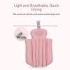 Bath Cushion for Tub, Non Slip Bathing Mat Neck Back Support Bathtub Cushion Bathtub Cushion for Soaking Tub with Suction Cup for Home Bathroom Hotel (Pinkish) view 2