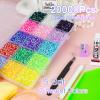 Canvalite 18000PCS Nail Rhinestones for Crafting, Multicolor 3mm Flatback Rainbow Gems, Bedazzling Crystal with 4Pcs 2.5g Jewelry Glue for DIY Crafts Clothing Shoes Nail Art,Stocking Stuffers Gifts view 2