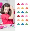100pcs Mini Claw Clips, Colorful Non Slip Hair Clips for Girls Thin Hair, Small Matte Hair Claw Clips for Kids Hair Styling Small Matte Claw Clips Mini Claw Clips Small Claw Clips view 2