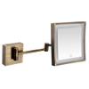 Makeup Mirror Vanity Mirror Vanity Mirrors,Square Touch Single-Sided Makeup Mirror with Light Folding Extension Mirror Bathroom Wall-Mounted Magnifying Beauty Mirror Cosmetic Mirror ( Color : Zi (A 8 view 1