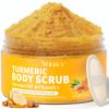 VOERUY Body Scrub, Turmeric Exfoliating Body Scrub, with Coconut Oil & Vitamin C, Bikini Area Exfoliator Gently Exfoliate Body Hand and Foot Scrub, Moisturized Skin for Women and Men, 11.28oz/320g view 1