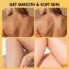 VOERUY Body Scrub, Turmeric Exfoliating Body Scrub, with Coconut Oil & Vitamin C, Bikini Area Exfoliator Gently Exfoliate Body Hand and Foot Scrub, Moisturized Skin for Women and Men, 11.28oz/320g view 4