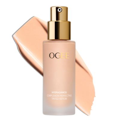 Ogee Complexion Perfecting Liquid Foundation - Lightweight Tinted Moisturizer For Face (Cedar 1.20C - Fair, Pink-Beige Undertones) - with Vitamin C & Jojoba Oil - Certified Organic & Made in USA