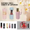 4 pcs Silicone Lip Balm Holder Lipstick Cases Keychain Chapstick Case Holder Lip Balm Sleeves Pouch, Portable Silicone Lip Gloss with Ball Bead Chain (4 pcs, Pink01 + Blue02+Purple03 + Green04) view 3