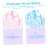 3pcs Travel Storage Bag Cosmetic Containers Clear Plastic Zipper Pouch Travel Bags Travel Toiletries Plastic Zip Bags Clear Makeup Organizer Bag Large Pvc Tote Bag High Capacity/723 view 2